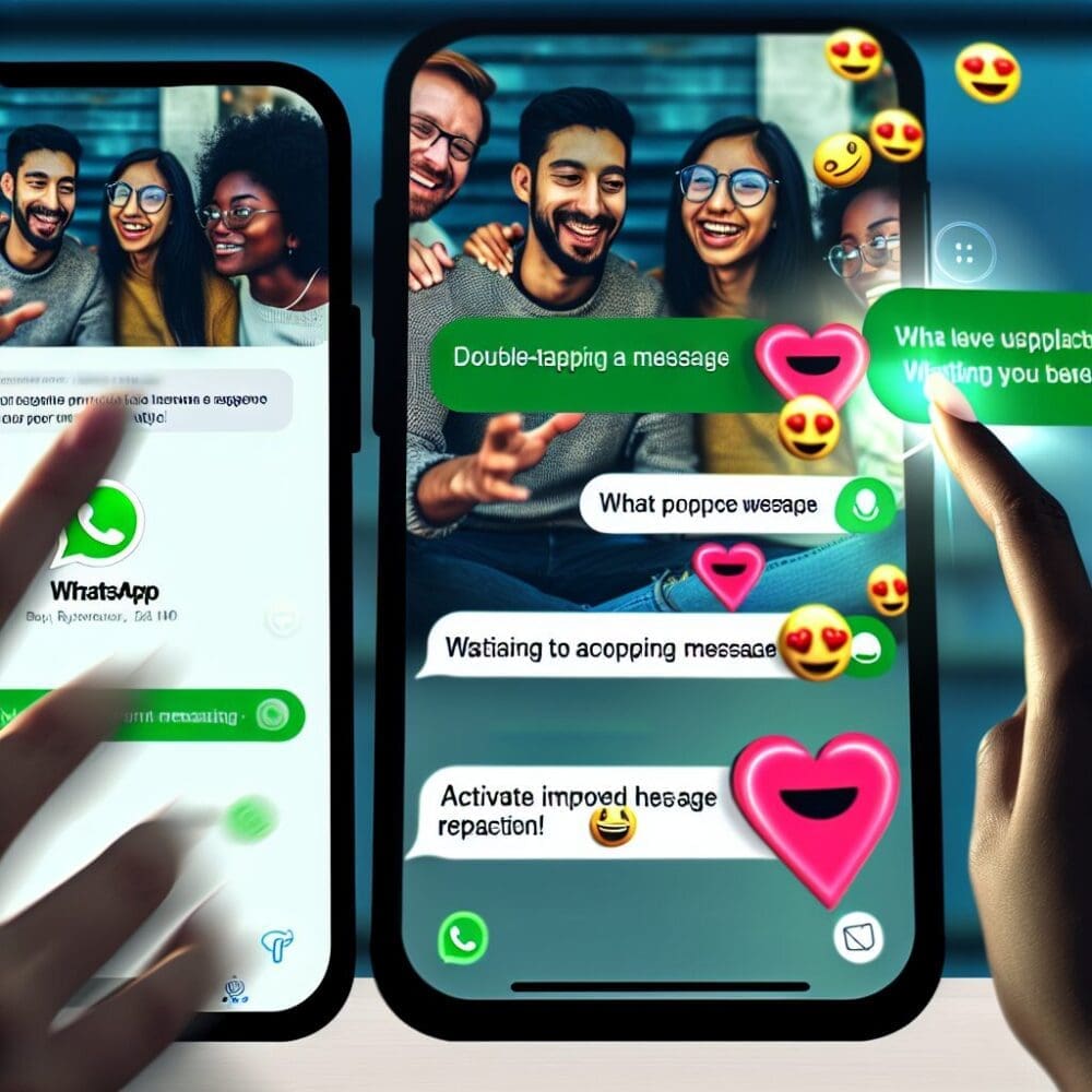 WhatsApp Introduces Double Tap Message Reactions for Enhanced User Experience